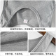 Langsha thick thread vest men's 100% pure cotton slim fit thin summer hurdle bottoming sweatshirt sports American tight fitness [1 gray 1 white] Pure cotton rough thread L /170: It is recommended to choose a larger size for slim fit
