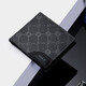 Golf (Golf) Kurzer Brieftasche Herren Brieftasche Coin Wallet Bag Business Fashion Casual Wallet Bag Geburtstagsgeschenk Schwarz