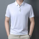 
Anislun light luxury aristocratic short-sleeved T-shirt for men in summer thin solid color fashion casual and versatile half-sleeved top T-shirt for men 9859 light brown M 170 [recommended 120-134 Jin [Jin equals 0.5 kg]]