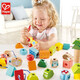 Hape [Selected] Children's Beaded Toys Baby Beaded Rope Building Block Set Jungle Train Beaded Children's Day Gift Jungle Train Beaded Set E8476