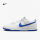 Nike (Nike) Dunk Low's Chaussures Chaussures décontractées Retro Low Top Chaussures Sports Chaussures Panda Black and White DD1391-100 DV0831-104 BLUE AND BLANC 43