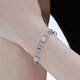 Lukfook Jewelry True Me Series Platinum 950 Seawater Pearl Platinum Bracelet as Gift GJT1TBB0007 Total Weight 10.76 Grams