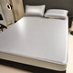 Sailotou Class A Summer Ice Silk Mat Sheet 15m Bed New Summer Soft Mat Washable Children and Infants Available Fitted Balloon Mo Gray Single Product Fitted Sheet 90*200cm