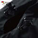 
Woodpecker Jacket Men's Jacket Autumn and Winter Clothes Men's Three-in-One Shock Clothes Hooded Loose Sports Working Top Men 6628 Black L (110-125Jin [Jin equals 0.5 kg])
