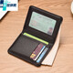 Xiushideng XSDN Ultra-dünn Mini Brieftasche Herren Kurzes Lychee Muster vertikaler Männerlizenzkartenabdeckung Wallet Beutel Trendy Kaffeefarbe