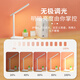 Table lamp eye protection study student dormitory LED night light bedside lamp small table lamp rechargeable bedroom portable folding three-color adjustment dimmable color rechargeable model-three-color lighting