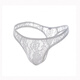 New men's sexy underwear low waist men's lace thong sexy underwear cross-border sexy S white