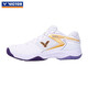 Victor Victor Victor Badminton Schuhe Männer und Frauen P9200TD Hochelastische und stabile Sportschuhe weiß und lila 42