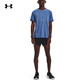 
Under Armor (UNDERARMOUR) official short-sleeved men's spring and summer Seamless fitness training suit breathable running half-sleeved sports T-shirt men's clothing 692 blue-63% nylon 37% polyester fiber 2XL