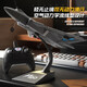Yunya remote control airplane toy boy's fall-resistant fighter jet electric model helicopter children's birthday gift 3-6-14 years old 34cm J-20 fighter jet with bracket gift box