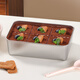 Baijie tiramisu box with lid crisper stainless steel mousse cake dessert packaging box baking mold tray fruit plate