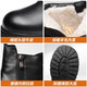 Strongman 3515 Frauenstiefel Winter warme Martin -Stiefel plus samt verdickte britische Kurzstiefel kalte Schneestiefel Schwarz 39