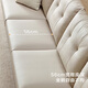 Quanyou Home Technology Fabric Sofa Living Room Simple Modern Cream Style Large Apartment Guifei Side Corner Sofa