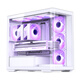 JONSBO D300 white MATX chassis (column-less curved sea view room/360 radiator/ATX power supply/10 fan positions/Type-c Gen2 10Gbps+)