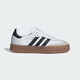 阿迪达斯adidas三叶草 SAMBAE女鞋 板鞋德训鞋 JI1349 39码