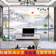 XMSJ Custom 2024 Ceramic Tile TV Background Slab Sala de estar Sala de estar NUEVO CHINA CHINA Microcristalina Sombra microcristalina Microcristalina Azulejos 795 Square Single Piece 800800 3895