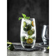 Xinyue Cocktail Cup Bar Colin Cup Mojito Cup Creative Mixing Crystal Glass Internet Celebrity Set Cup High Wave Cup Tall Style-350mL 2 Pack