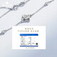 Qijun PT950 Platinum Four-leaf Clover Moissanite Bracelet Women's Fashion Jewelry for Girlfriend and Wife Chinese Valentine's Day Birthday Gift PT950 Platinum Moissanite Bracelet + Light Luxury Gift Box