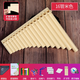 爱帛哆（AIBODUO）玉竹排箫易学民族乐器初学入门16/18管C调排笛小学生儿童专业演奏 【升级款】16管米色