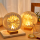 Yunya paper carved lamp high-end creative gifts night lanterns Chinese Valentine's birthday gifts for girls' best friends' gifts Spring River Flower Moon [gift bag + greeting card]