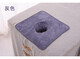 Towels for massage beds in beauty salons with holes, massage bed towels, turbans with holes, curtain mats, haze blue, 35*35 with holes