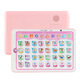 
Children's Pinyin Learning Machine Students' Chinese and English Digital Music Cognitive Point Reading Learning Tablet Early Education Toy Coral Powder Learning Machine (6689-24B