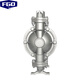 FGO pneumatic diaphragm pump aluminum alloy + Teflon diaphragm GTQBY-25LF DN25 flow rate 4m3/h