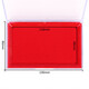 Deli 137 * 88 mm carré la plate-forme d'impression à sec rapide tampon claire marque Fourniture financière Supplies de bureau bleu 9864 rouge
