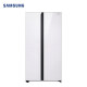 Samsung (SAMSUNG) 655 liter air-cooled frost-free metal uniform cooling intelligent frequency conversion original imported compressor double-door glass panel double-door refrigerator home appliances national subsidy RS62R50371L/SC