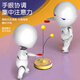 XTEP children's professional table tennis trainer home indoor children's toy table tennis racket trainer blue