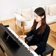 Kawai (KAWAI) electric piano CN201 keyboard 88 keys key-by-key counterweight ivory texture key surface high-end vertical professional configuration piano CN201 full set + value gift package