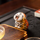 Jiewu purple clay tiger tea pet tea table ornaments high-end can be raised for the Year of the Tiger tea ceremony tea play tea table tea art trinkets Tiger and Tiger Shengwei Tea Pet