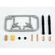 Tamiya (Tamiya) 1/12 Motorrad Rennfahrungsmotorrad Ducati Assembly Car Simulationsmodellmodellgeschenk importierten Metall -Vordergabelanzug (mit 14101) 12605