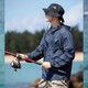 Pathfinder Wind Butterfly Sun Protection Clothing Men's Summer UV Protection Skin Clothing Outdoor Rainproof Breathable Lightweight Jacket Fishing Suit Dark Blue XL