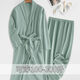 
Catman (MiiOW) bathrobe large size 300 Jin [Jin equals 0.5 kg] Couple pajamas men and women long-sleeved slimming towel material hotel bathrobe five-star nightgown summer black single robe 5XL 280-300 Jin [Jin equals 0.5 kg]