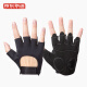 Made in Tokyo [Pack of Two] Fitness Sports Gloves Equipment Cycling Training Gloves Fingerless Anti-Slip Horizontal Bar Gloves M