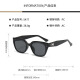 
Lekali sunglasses, sunglasses, men and women, internet celebrity retro street shot, hot girl glasses, slim round face, seaside personality, small frame photography, sunglasses [black gray film] + black box