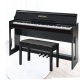 
LOUDAN [Jingchao Qikangfa] Electric piano 88-key vertical heavy hammer Professional adult beginner home electronic piano [Graining keyboard] + wood grain black + pure steel tone