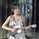 Guitarist单板尤克里里23寸初学者女生专用入门级高颜值26寸儿童小吉他 26英寸 蓝田生玉 赠教学