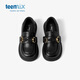 Tianmeiyi girls leather shoes spring and autumn new children's black single shoes British style small leather shoes college style princess shoes black 37