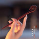 Bai Shilin Xiangyun small leaf red sandalwood hairpin ancient style walking hairpin wooden hairpin new Chinese style 520 Valentine's Day gift for girlfriend