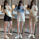 Jingqi (Joyncleon) Entbindlichkeitshorts Tragen Sommerdünn Jeans Leggings für Frauen Sicherheitshose Mutterschafts -Outfit Black XL JYK176505