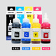 Zhongge T6721 eignet sich für Epson Epson 672 Tintentankdrucker Tinte L130 L360 L363 Farbe T674 Tinte T672 Y Yellow Ink-70ml [1 Pack] Fill Tinte L101; L111 L1455; L201; L21; L21; L21; L21;