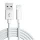POSKELRTY es adecuado para el cable de datos de carga rápida del teléfono móvil de Apple cable de carga USB A Apple azul 1m