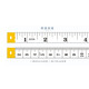 Iron sheet soft ruler tool measuring 3 girth tailoring tool, high quality material, strong, with iron sheet 1.1CM1.5M1 pcs