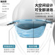Meikejie ass-washing artifact, male hemorrhoid basin, bidet for men and women, special for girls, pregnant women, squat-free toilet, butt washing pp, skin-friendly soft cushion upgrade - transparent green hook