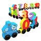 Magnetic Digital Train Toys Kinderaufklärung Magnetischer Baustein Assembly Baby Early Education Mädchen 1-2 Jahre alt 3 Jungen Magnetischer Zug 12 Abschnitte (digital)