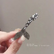 Youfang Korean light luxury design temperament fishtail duckbill clip Internet celebrity new broken hair bangs hairpin clip hair accessories headdress gun black fishtail duckbill clip 1 pack