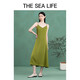 THE SEA LIFE连衣裙女欧海一生吊带连衣裙秋冬轻奢旅游VB12113 苔藓绿 S