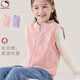 Hello Kitty children's vest spring and autumn outer wear girls' knitted vest medium and large children's zipper cardigan children's clothing 046 purple 140